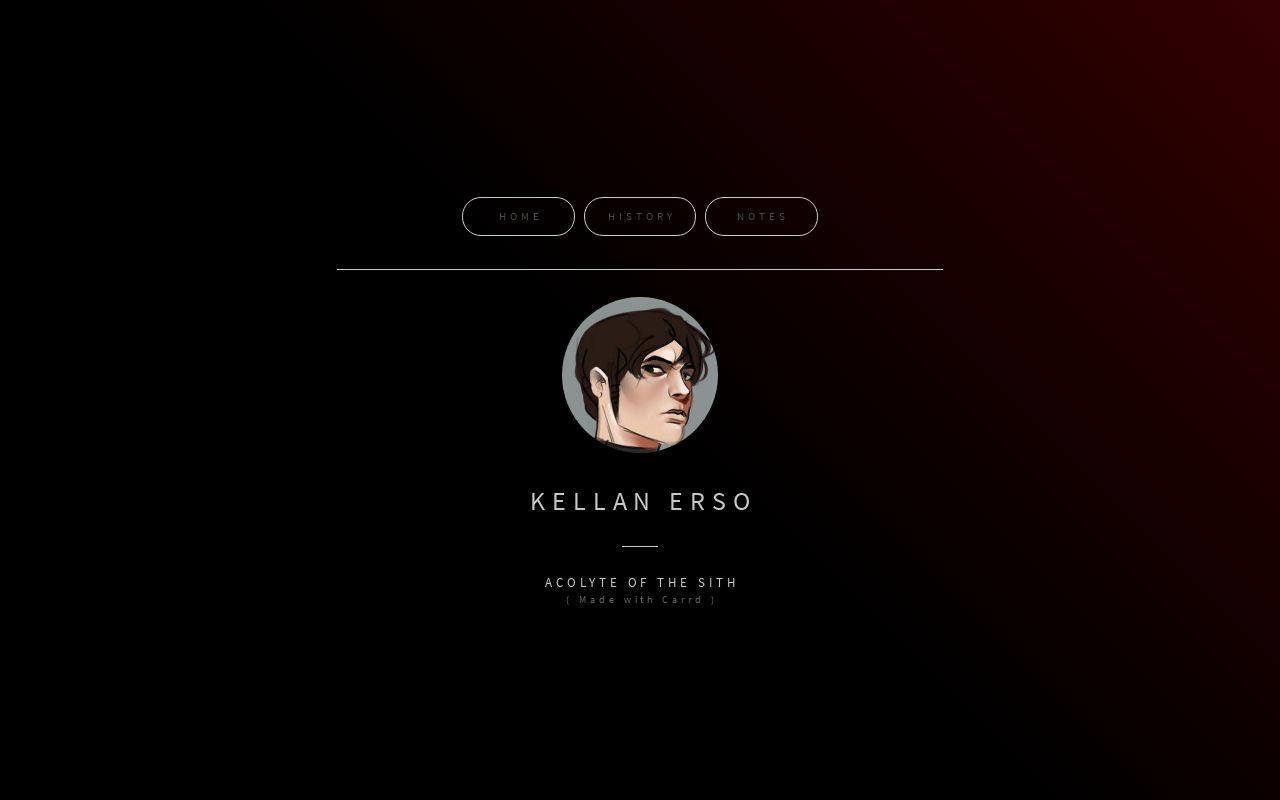 Carrd profile picture for @kellan